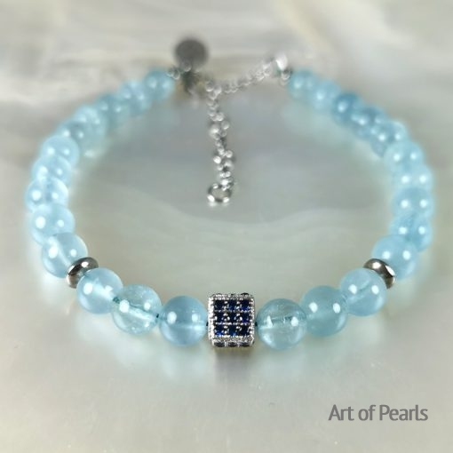 Aquamarines bracelet