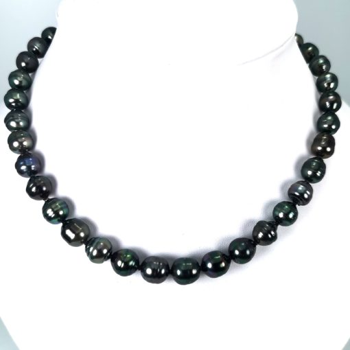 grossiste perles noires de Tahiti collier