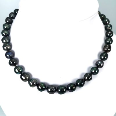 grossiste perles noires de Tahiti collier